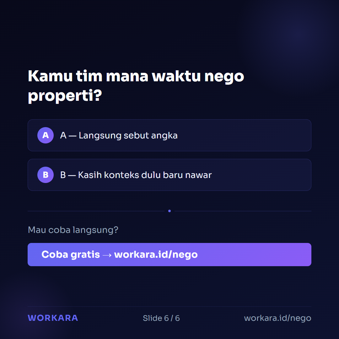 Coba Nego AI di Workara