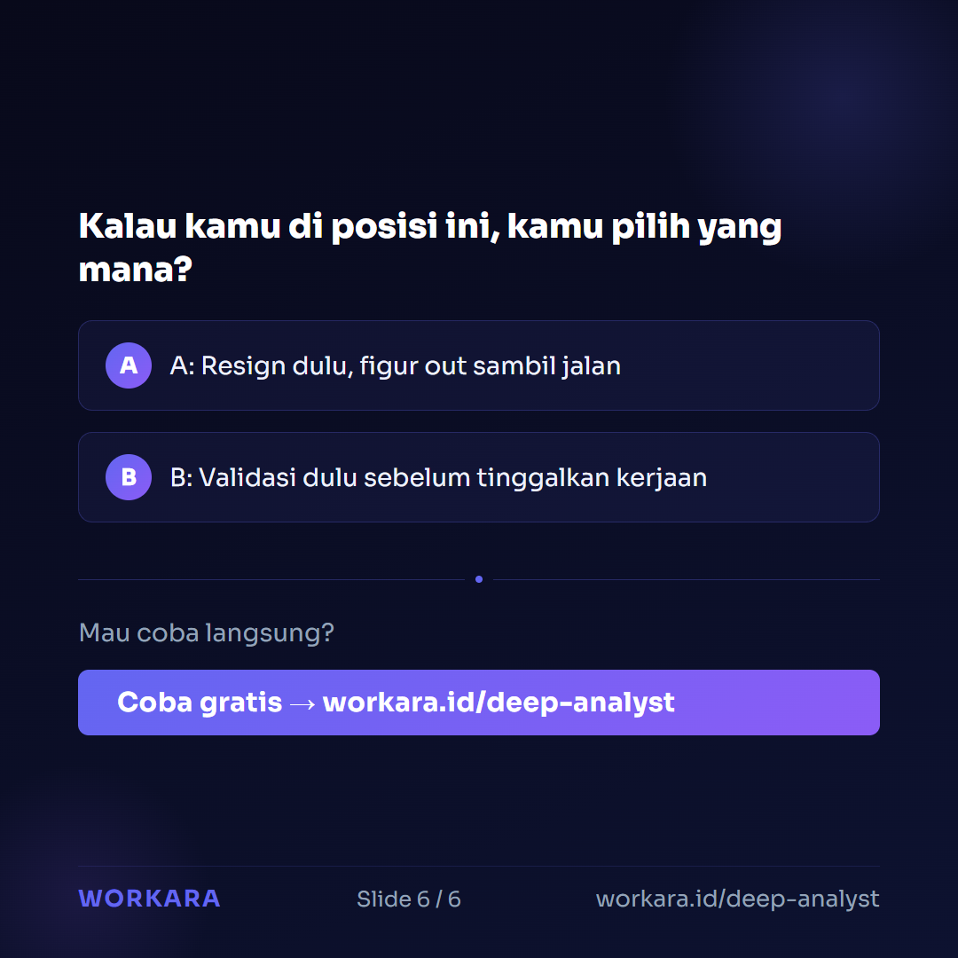 Coba Deep Analyst di Workara