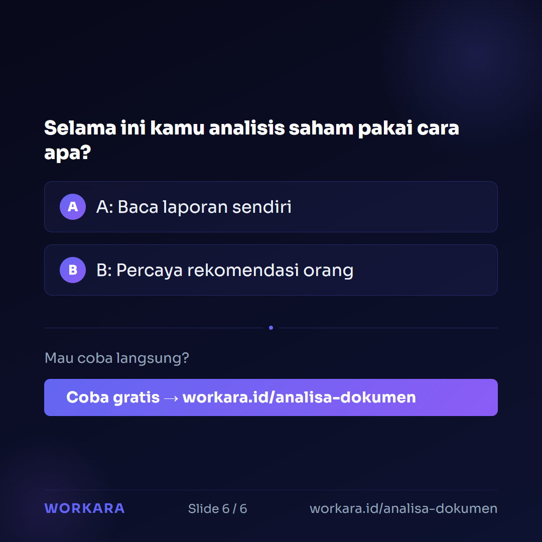 Coba Analisa Dokumen di Workara