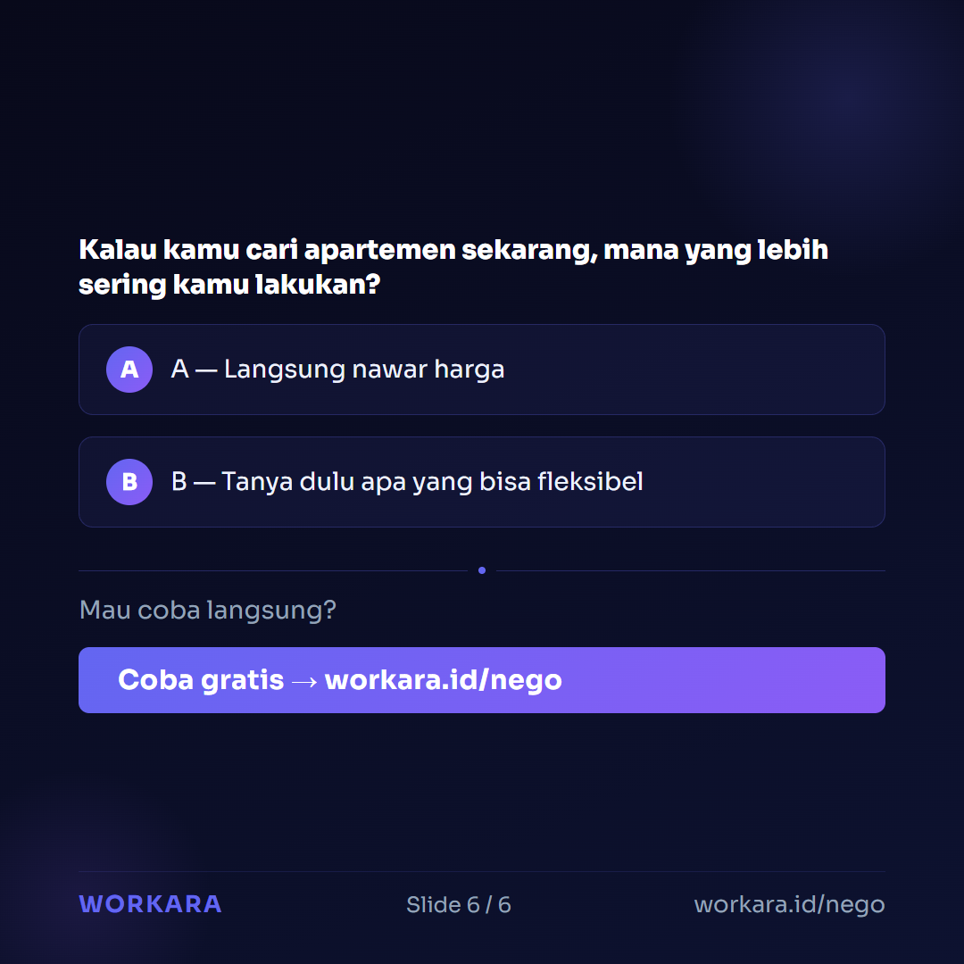 Coba Nego AI di Workara