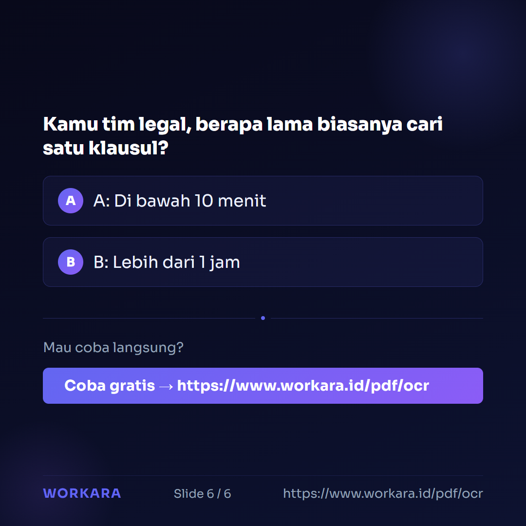 Coba PDF Organizer di Workara