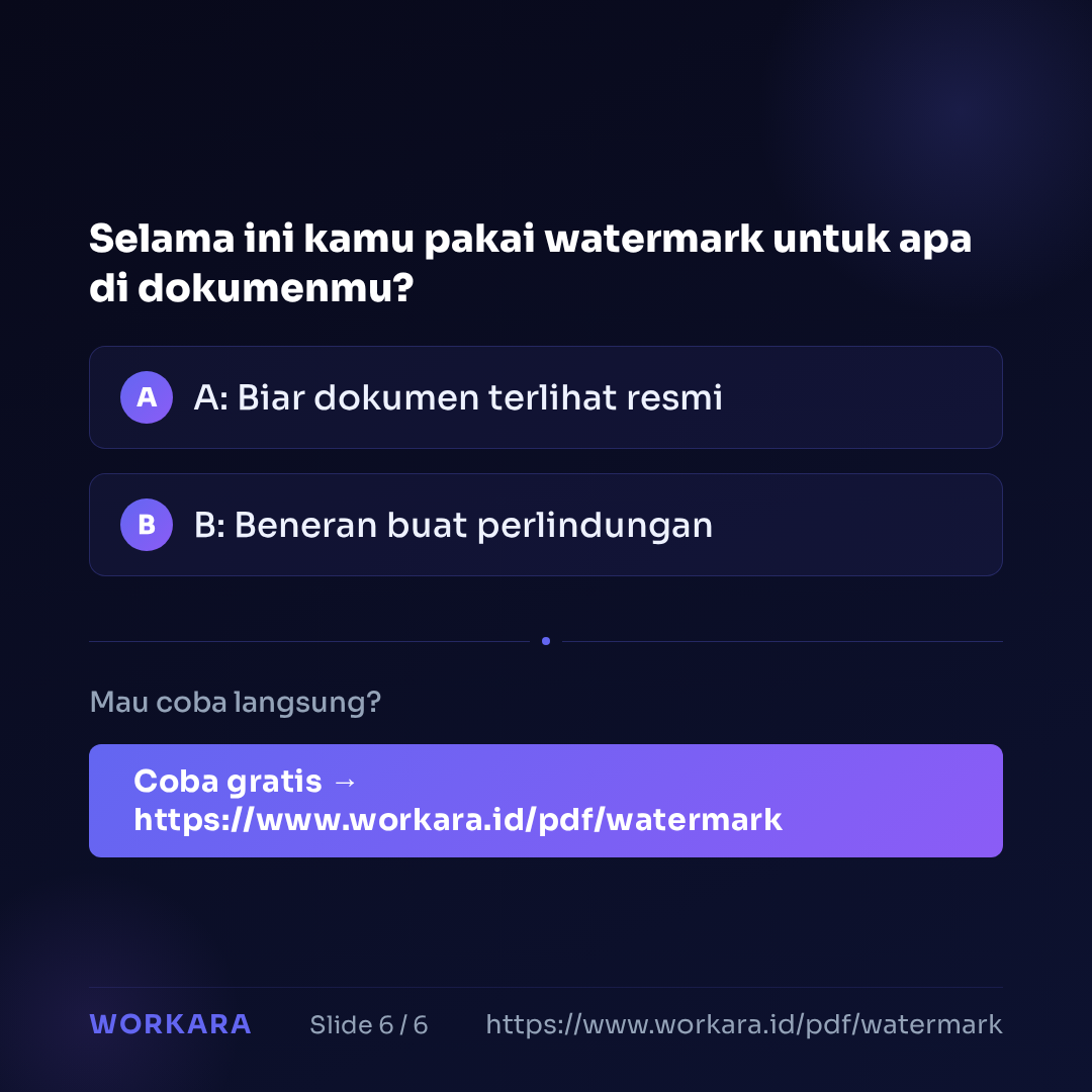 Coba PDF Organizer di Workara
