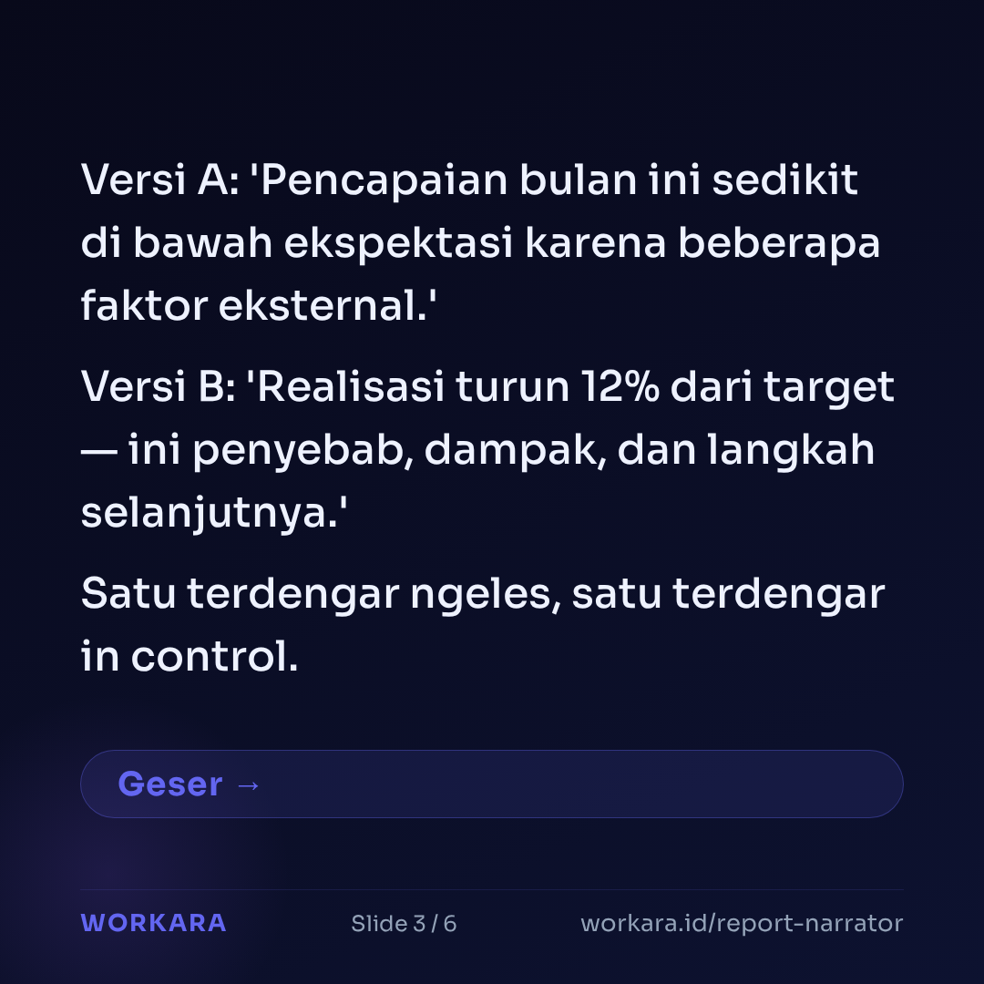Ilustrasi Report Narrator - bagian 3