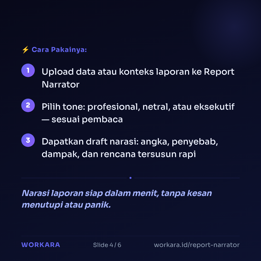 Ilustrasi Report Narrator - bagian 4